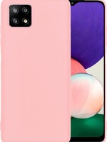 BTH BTH Samsung Galaxy A22 5G hoesje siliconen - Roze