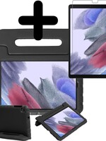 BTH BTH Samsung Galaxy Tab A7 Lite Kinderhoes - Met Screenprotector - Zwart