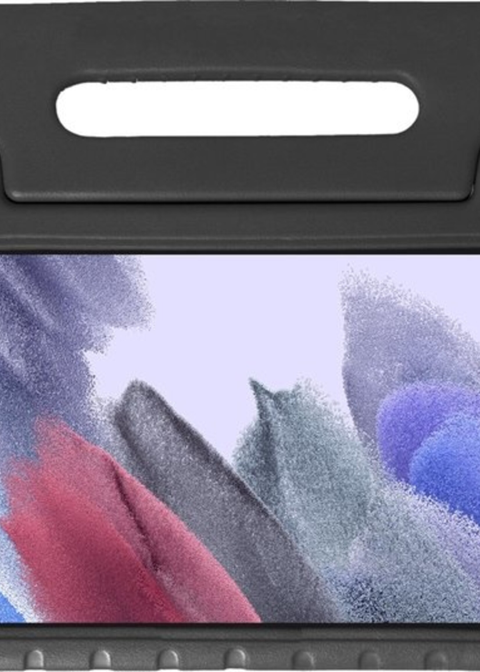 BTH Kinderhoes Geschikt voor Samsung Galaxy Tab A7 Lite Hoes Kinder Hoesje Kids Case Cover Kidsproof Met Screenprotector - Hoesje Geschikt voor Samsung Tab A7 Lite Hoesje Kinder Hoes - Zwart