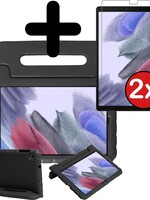 BTH BTH Samsung Galaxy Tab A7 Lite Kinderhoes - Met 2x Screenprotector - Zwart