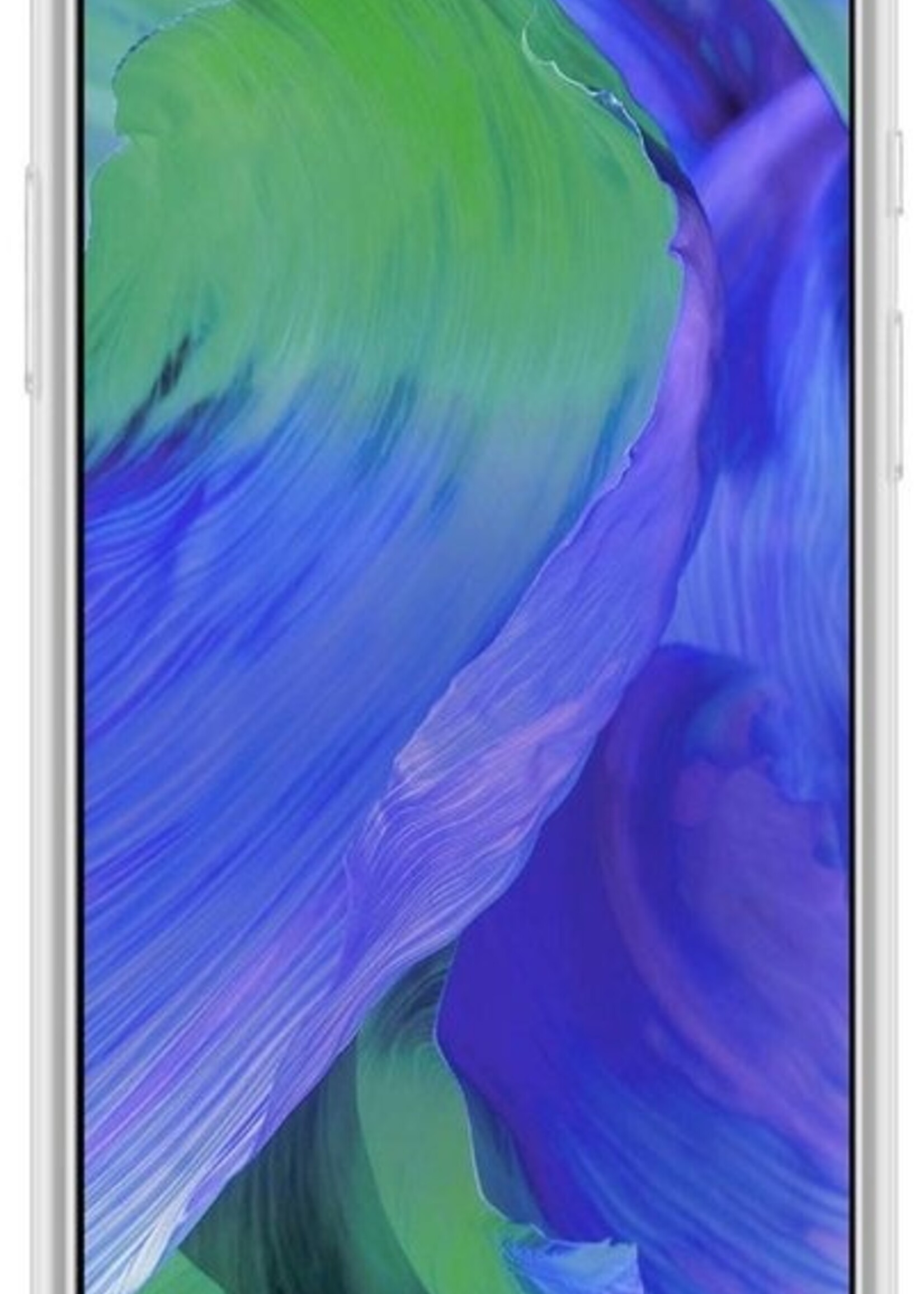 BTH Hoesje Geschikt voor OPPO A54 5G Hoesje Siliconen Shock Proof Case Hoes Met Screenprotector - Hoes Geschikt voor OPPO A54 5G Hoes Cover Case Shockproof - Transparant