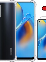 BTH BTH Oppo A74 4G hoesje shock proof Met screenprotector
