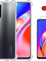 BTH BTH Oppo A94 5G hoesje shock proof Met screenprotector