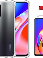 BTH BTH Oppo A94 5G hoesje shock proof Met 2x screenprotector
