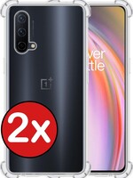 BTH BTH OnePlus Nord CE 5G hoesje shock proof - Transparant - 2 PACK