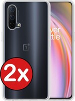 BTH BTH OnePlus Nord CE 5G hoesje siliconen - Transparant - 2 PACK