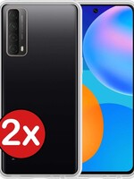 BTH BTH Huawei P Smart 2021 hoesje siliconen - Transparant - 2 PACK
