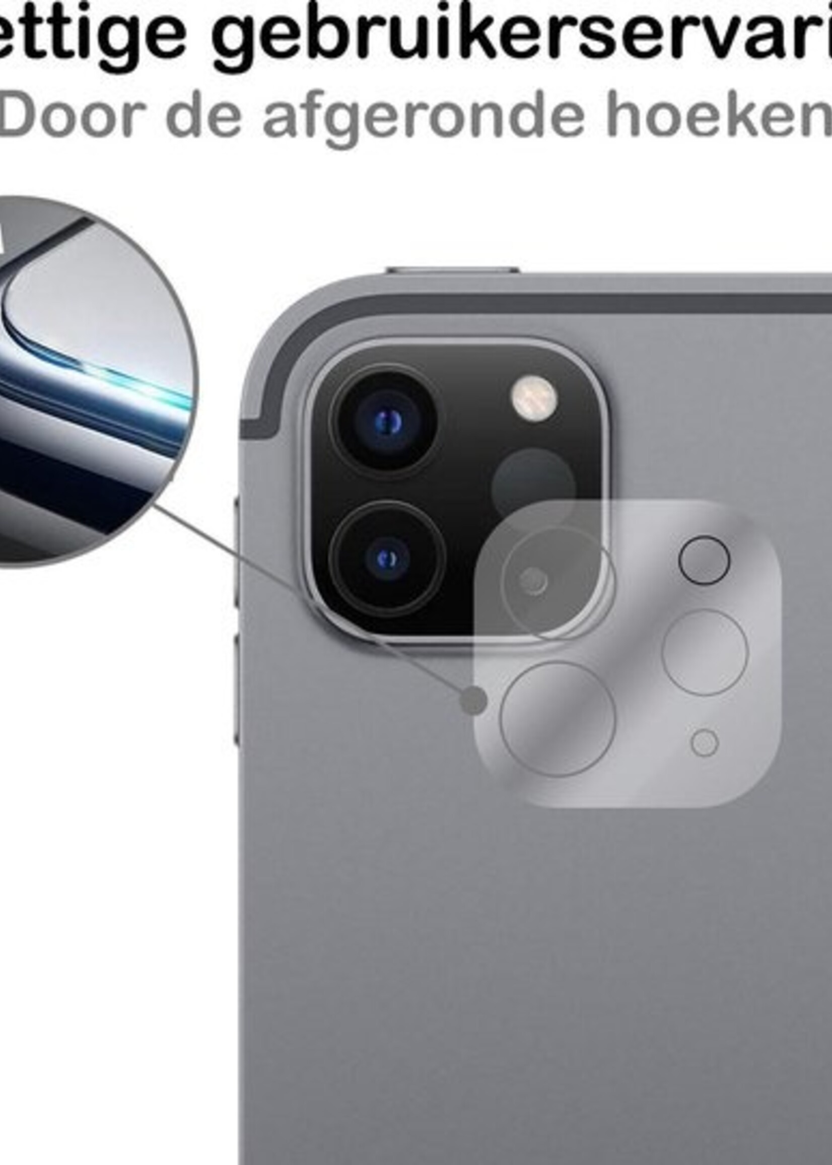 BTH Screenprotector Geschikt voor iPad Pro 2020 (11 inch) Camera Lens Screenprotector Glas - Screenprotector Geschikt voor iPad Pro 11 inch (2020) Screenprotector Camera Protector Gehard Glas - 2 PACK
