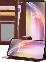 BTH BTH OnePlus Nord CE Hoesje Bookcase - Bruin