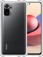 BTH BTH Xiaomi Note 10s hoesje shock proof - Transparant
