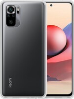 BTH BTH Xiaomi Note 10s hoesje siliconen - Transparant