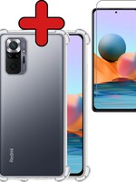 BTH BTH Xiaomi Redmi Note 10 Pro hoesje shock proof Met screenprotector