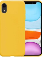BTH BTH iPhone XR hoesje siliconen - Geel