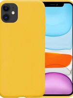 BTH BTH iPhone 11 hoesje siliconen - Geel