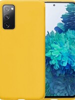 BTH BTH Samsung Galaxy S20FE hoesje siliconen - Geel