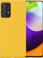 BTH BTH Samsung Galaxy A52 hoesje siliconen - Geel
