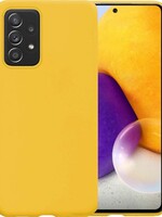 BTH BTH Samsung Galaxy A72 hoesje siliconen - Geel