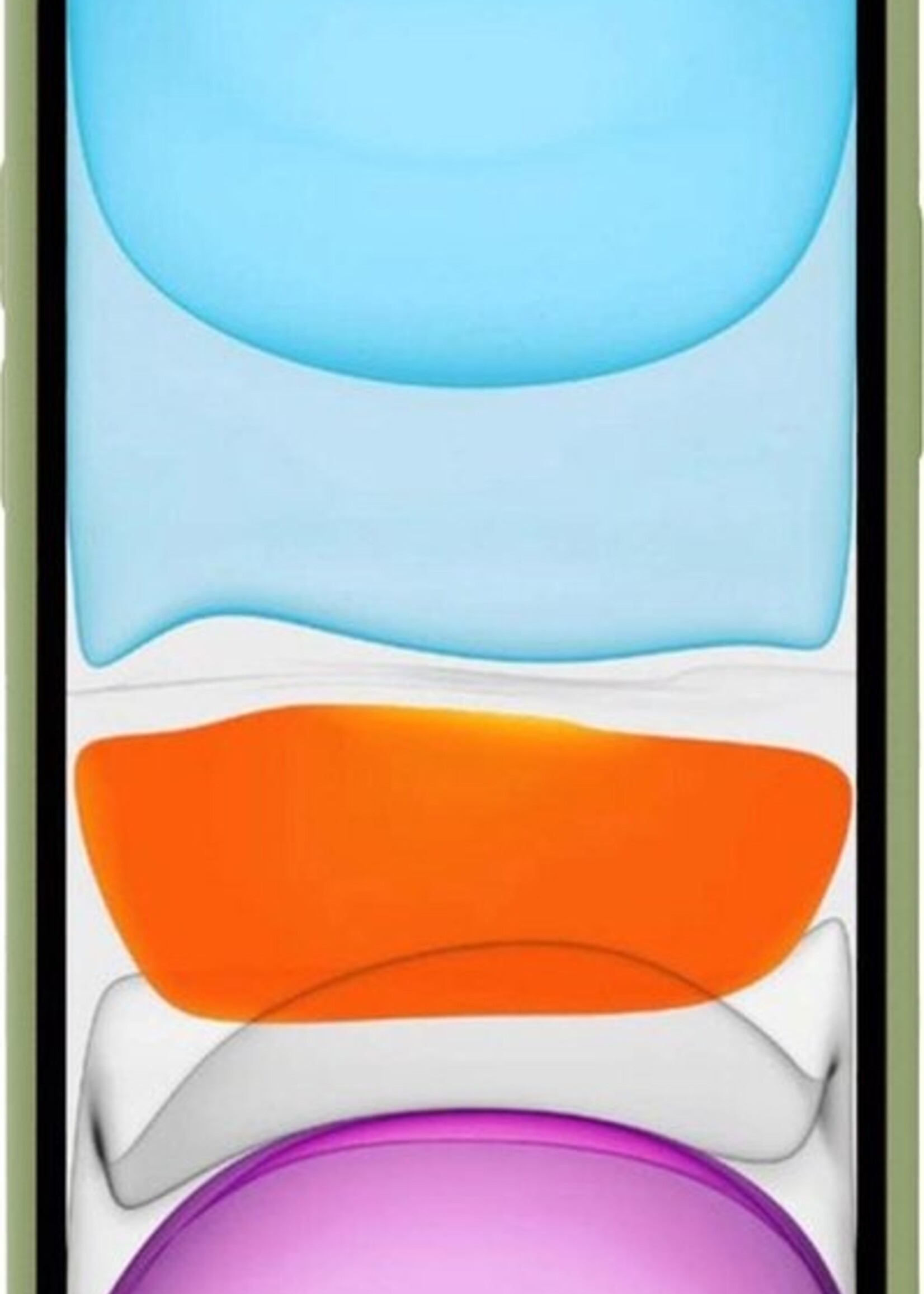 BTH Hoesje Geschikt voor iPhone Xs Hoesje Siliconen Case Hoes - Hoes Geschikt voor iPhone Xs Hoes Cover Case - Groen - 2 PACK