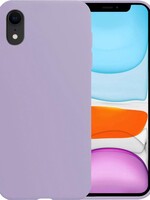 BTH BTH iPhone XR Hoesje Siliconen - Lila