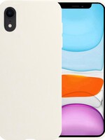 BTH BTH iPhone XR Hoesje Siliconen - Wit