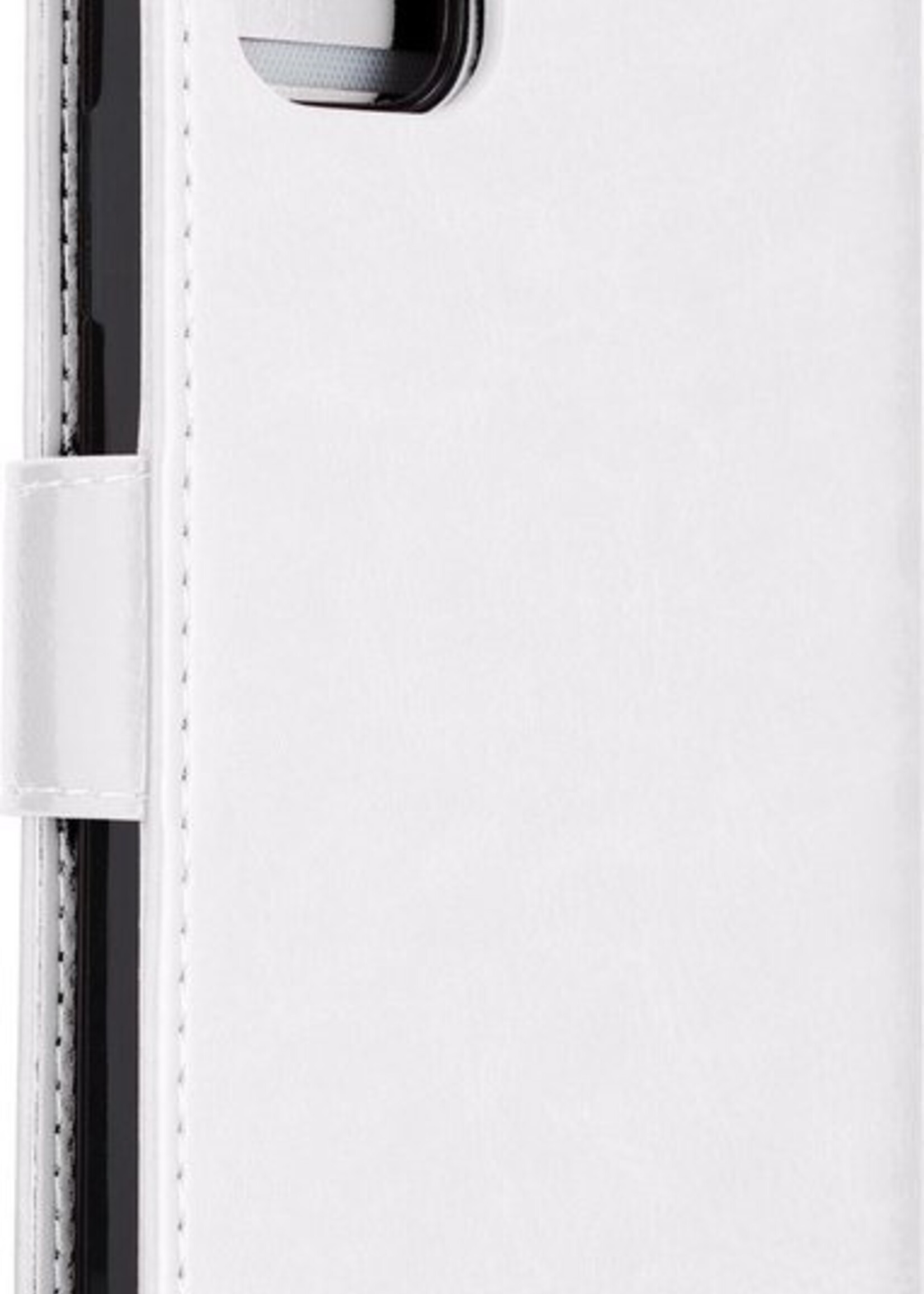 BTH Hoesje Geschikt voor iPhone 12 Pro Hoesje Book Case Uitneembare 2-in-1 Hoes Met 2x Screenprotector - Hoes Geschikt voor iPhone 12 Pro Hoes Wallet Case Pashouder Hoesje - Wit