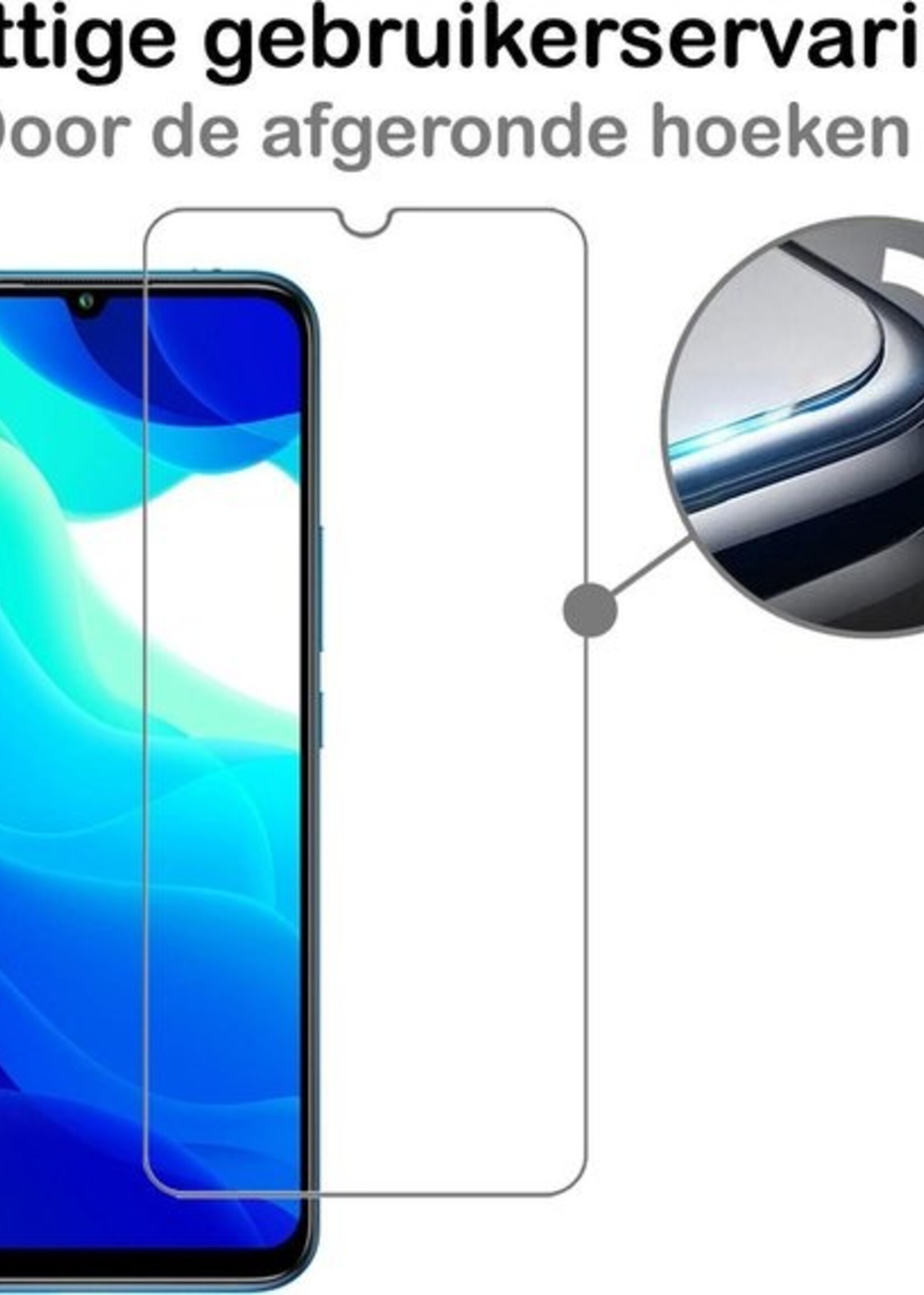 BTH Screenprotector Geschikt voor Xiaomi Mi 10 Lite Screenprotector Glas Gehard Tempered Glass - Screenprotector Geschikt voor Xiaomi Mi 10 Lite Screen Protector Screen Cover - 3 PACK
