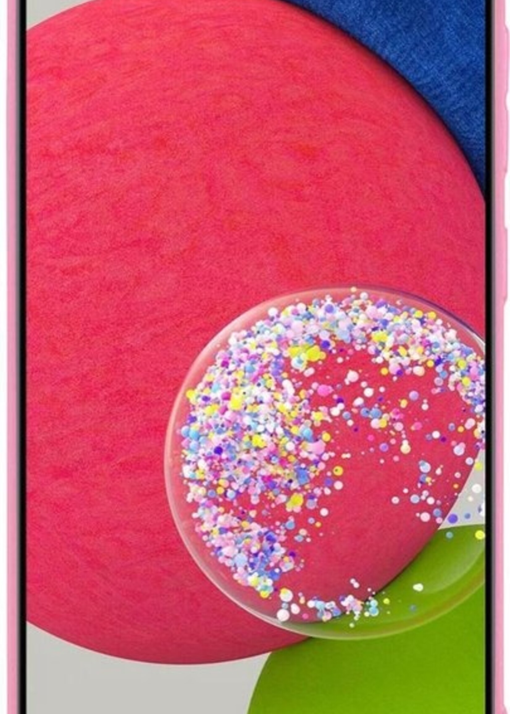 BTH Hoesje Geschikt voor Samsung A52s Hoesje Siliconen Case Hoes Met Screenprotector - Hoes Geschikt voor Samsung Galaxy A52s 5G Hoes Cover Case - Lichtroze
