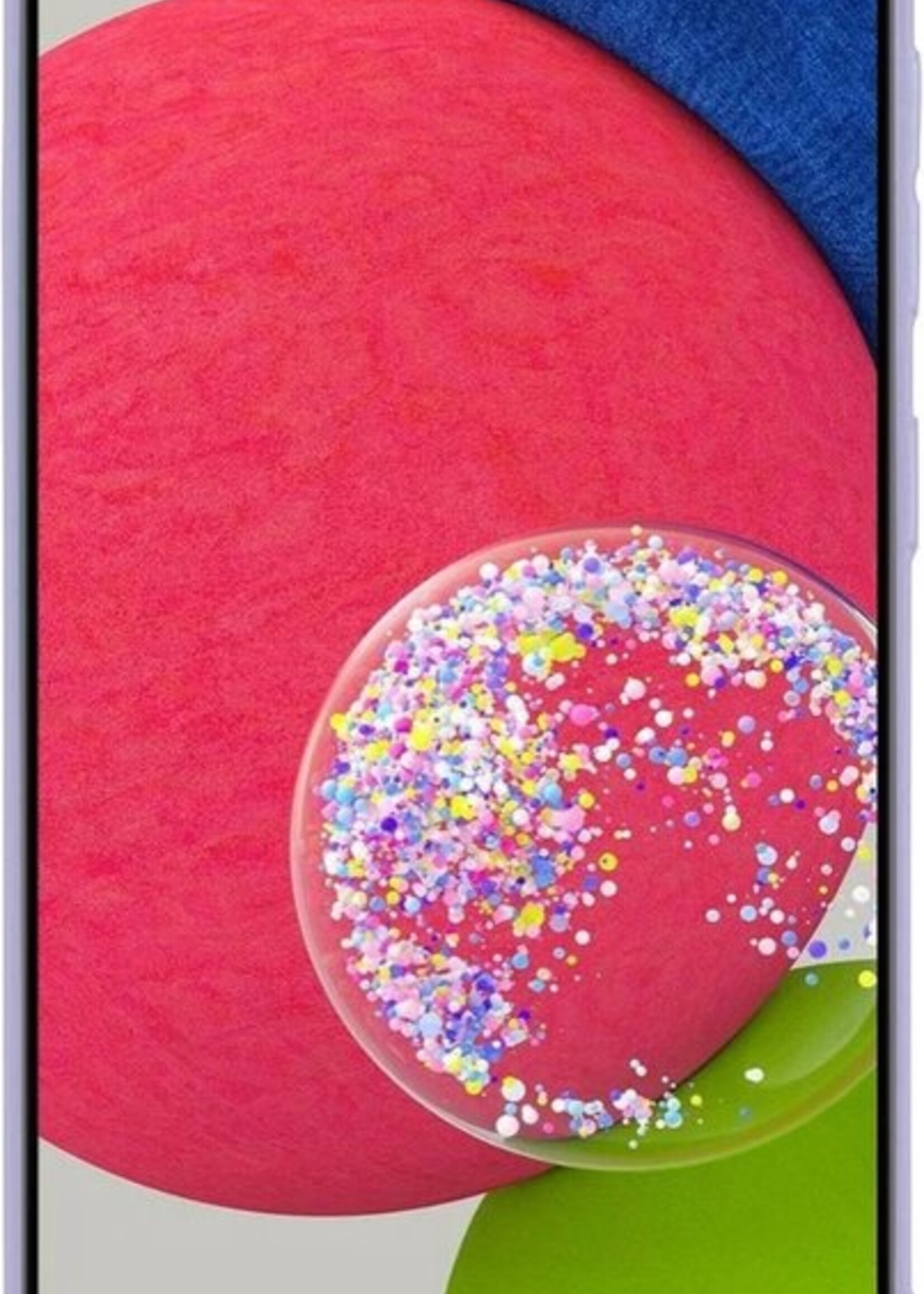 BTH Hoesje Geschikt voor Samsung A52s Hoesje Siliconen Case Hoes Met 2x Screenprotector - Hoes Geschikt voor Samsung Galaxy A52s 5G Hoes Cover Case - Lila