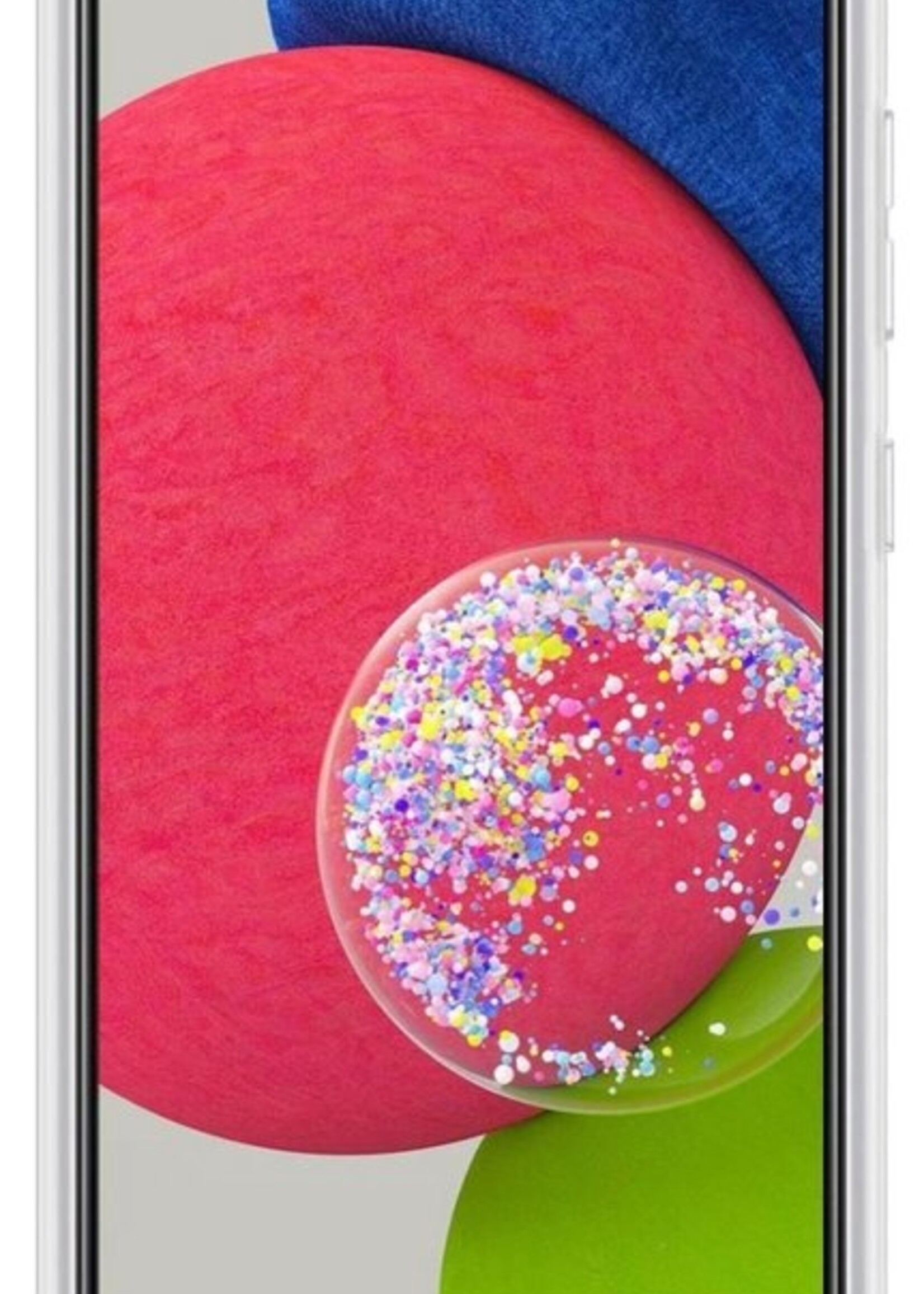 BTH Hoesje Geschikt voor Samsung A52s Hoesje Met Pasjeshouder Siliconen Case Met Kaarthouder Met Screenprotector - Hoes Geschikt voor Samsung Galaxy A52s 5G Hoesje Shock Proof Case - Transparant