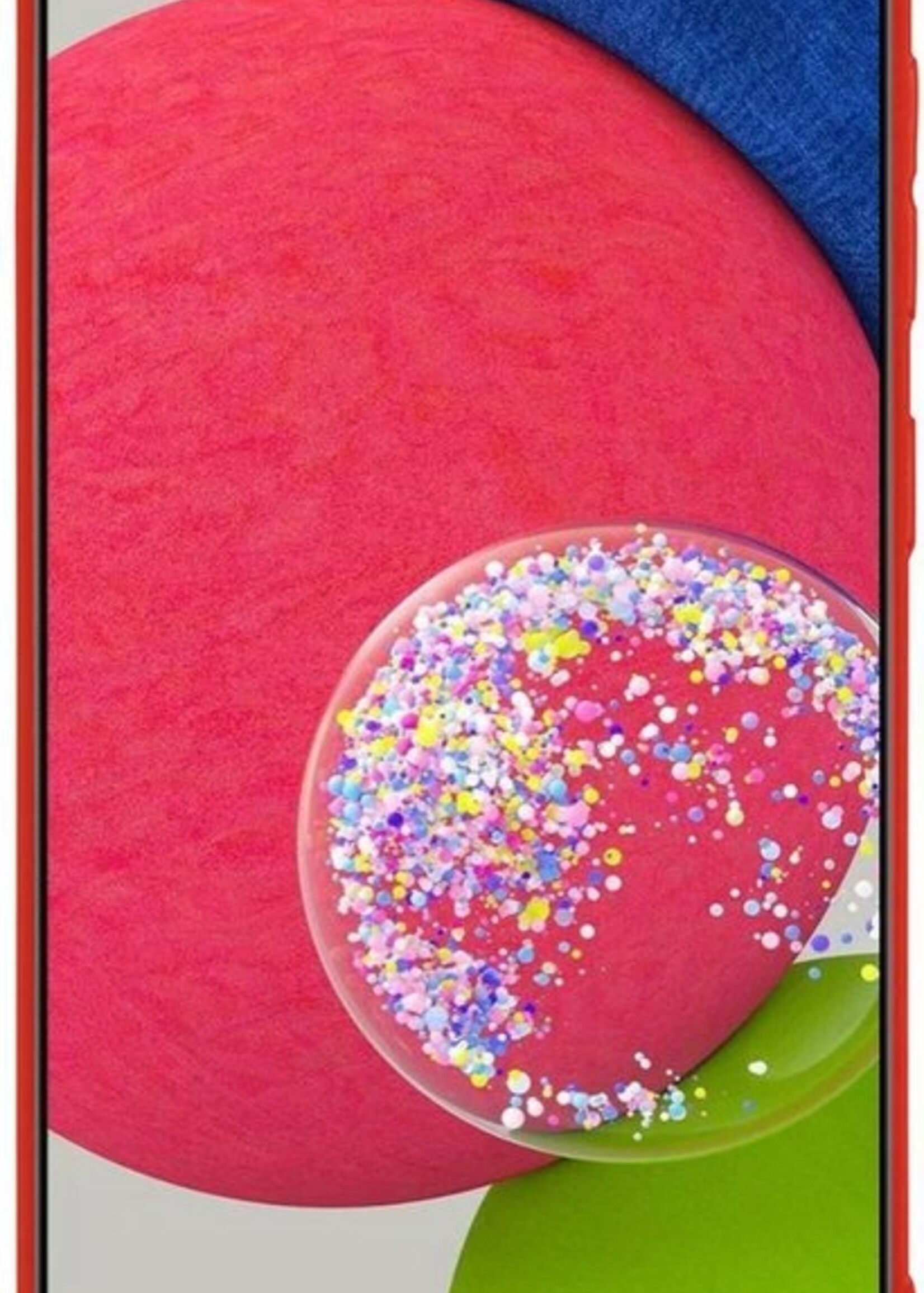 BTH Hoesje Geschikt voor Samsung A52s Hoesje Siliconen Case Hoes - Hoes Geschikt voor Samsung Galaxy A52s 5G Hoes Cover Case - Rood - 2 PACK