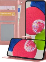 BTH BTH Samsung Galaxy A52s Hoesje Bookcase - Rose Goud