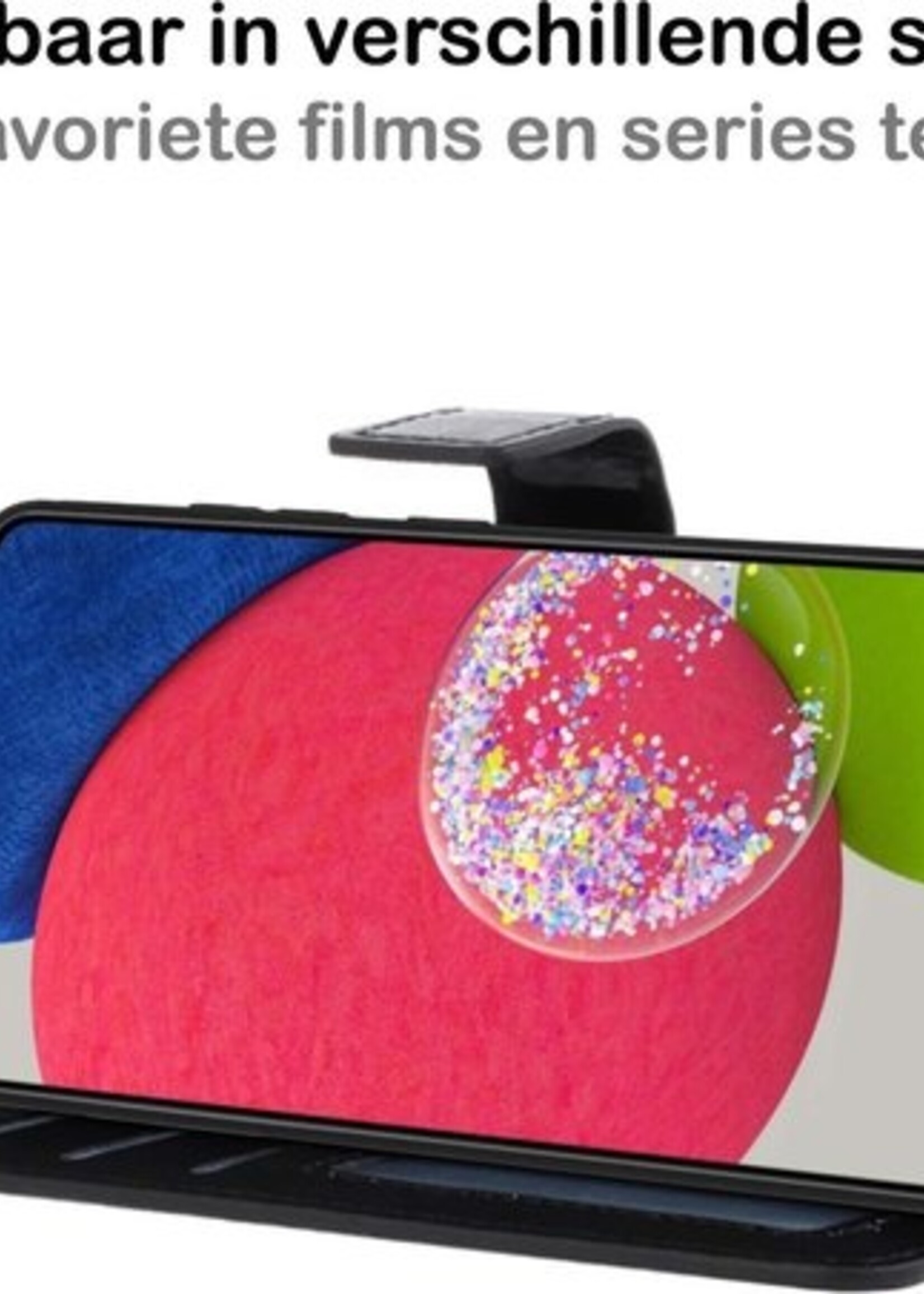 BTH Hoesje Geschikt voor Samsung A52s Hoesje Book Case Hoes Portemonnee Cover Walletcase Met 2x Screenprotector - Hoes Geschikt voor Samsung Galaxy A52s 5G Hoes Bookcase Hoesje - Zwart