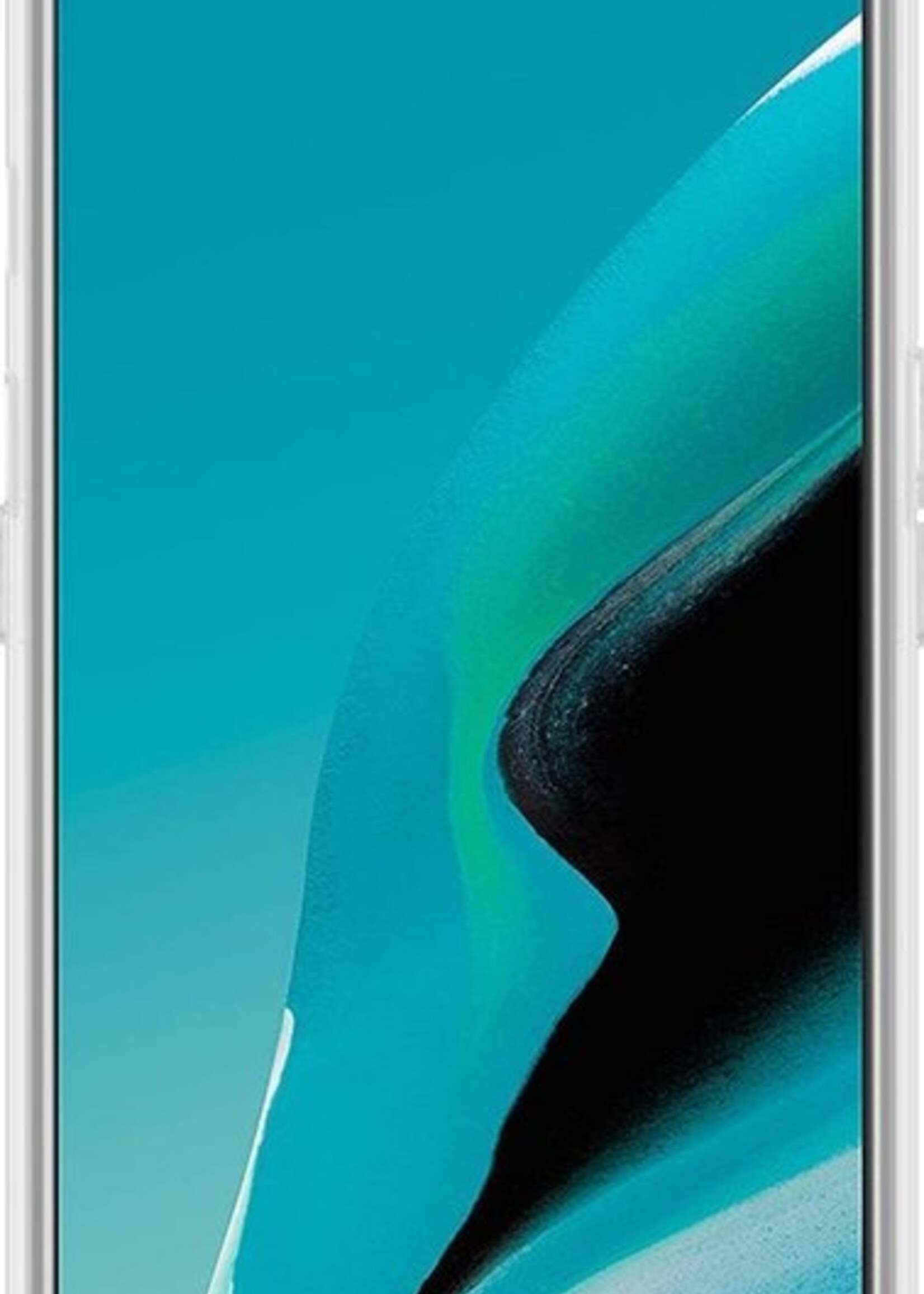BTH Hoesje Geschikt voor OPPO Reno 2Z Hoesje Siliconen Case Hoes Met Screenprotector - Hoes Geschikt voor OPPO Reno 2Z Hoes Cover Case - Transparant