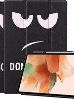 BTH BTH Samsung Galaxy Tab S7 FE Hoesje Met Uitsparing S Pen - Don't Touch