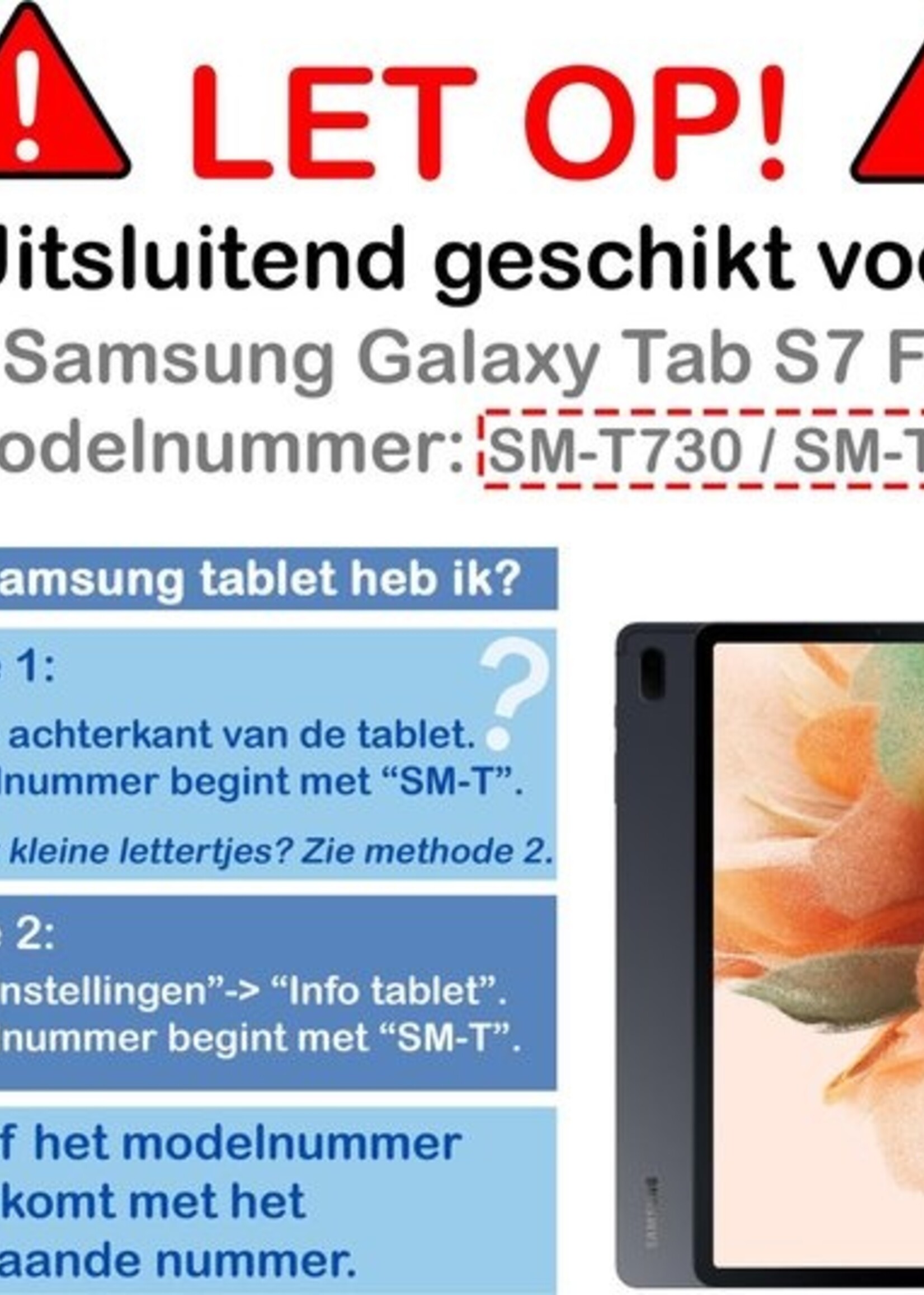 BTH Screenprotector Geschikt voor Samsung Galaxy Tab S7 FE Screenprotector Tempered Glass Screen Protector Gehard Glas - Screenprotector Geschikt voor Samsung Tab S7 FE Screenprotector Glas - 2 PACK