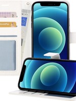 BTH BTH iPhone 12 Pro Max Pro Hoesje Bookcase - Wit