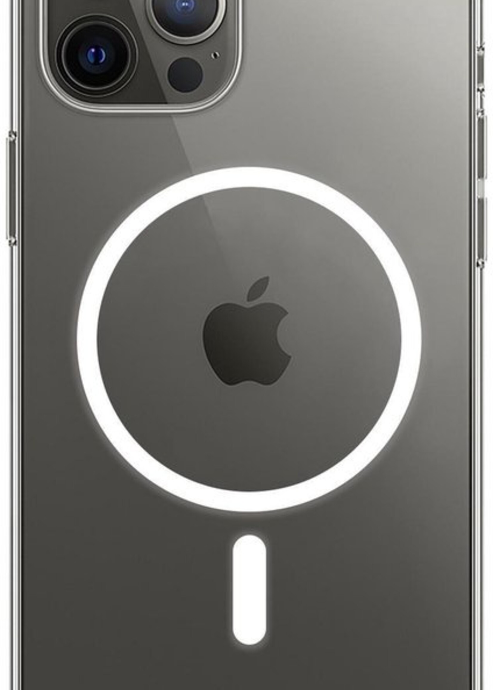 BTH Hoes Voor iPhone 12 Pro Max Hoesje Geschikt Voor Draadloos Opladen Shock Proof Hoes Siliconen Case Transparant - Hoes Voor iPhone 12 Pro Max Case Hoesje Cover