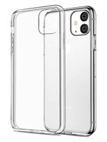 BTH BTH iPhone 11 Hoesje Siliconen Case Back Cover Hoes - Transparant