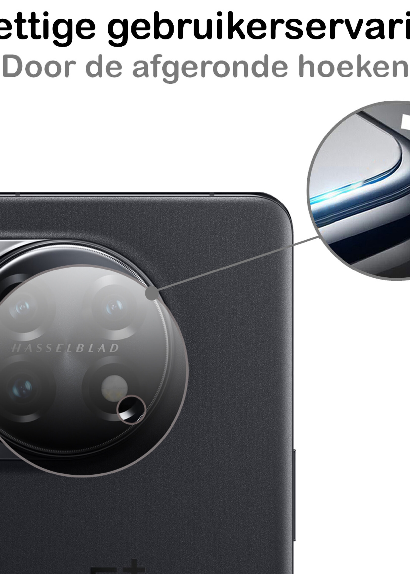 BTH Screenprotector Geschikt voor OnePlus 11 Camera Lens Screenprotector Glas - Screenprotector Geschikt voor OnePlus 11 Screenprotector Camera Protector Gehard Glas - 2 PACK