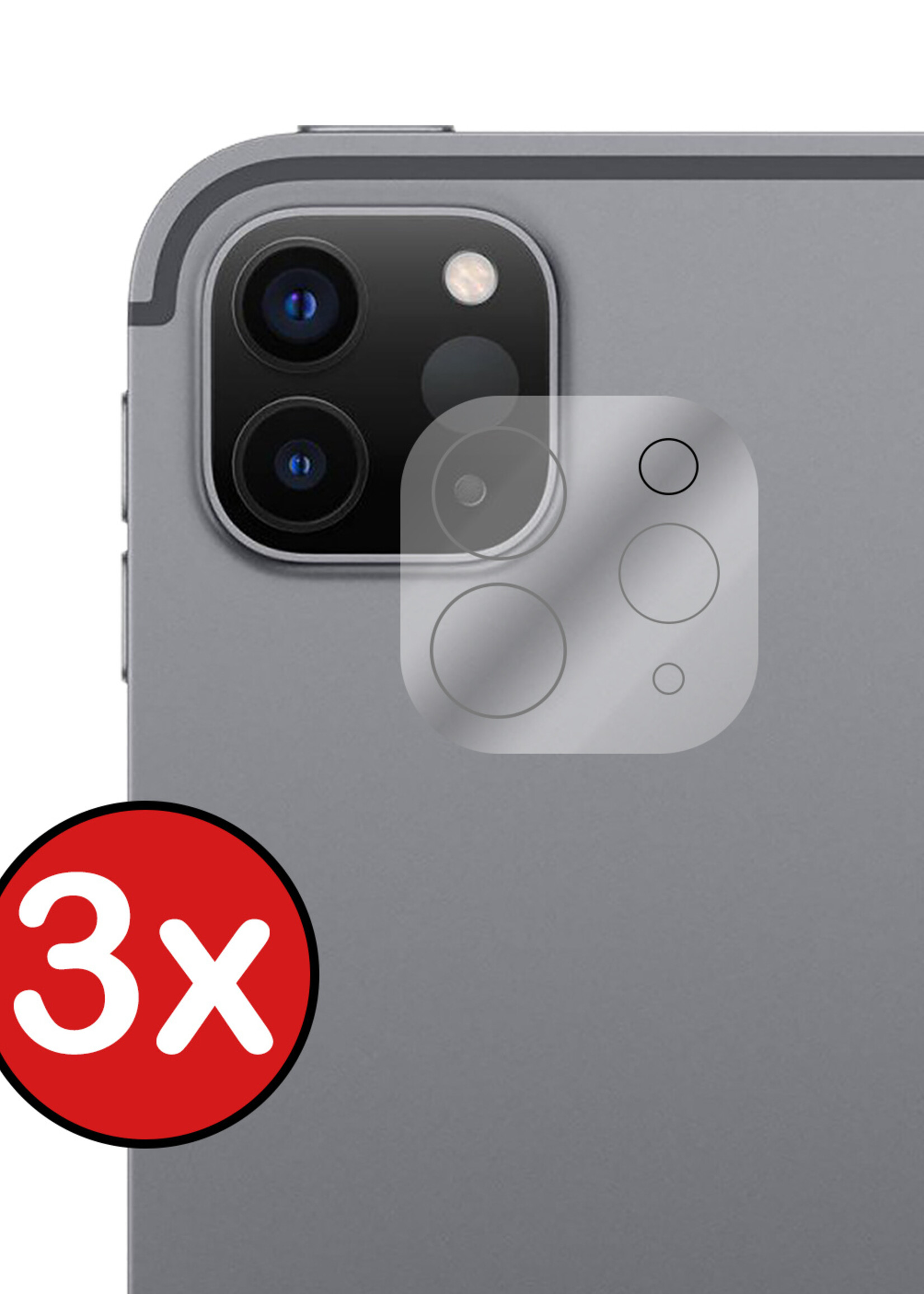 BTH BTH iPad Pro 11 inch (2022) Camera Screenprotector - 3 PACK