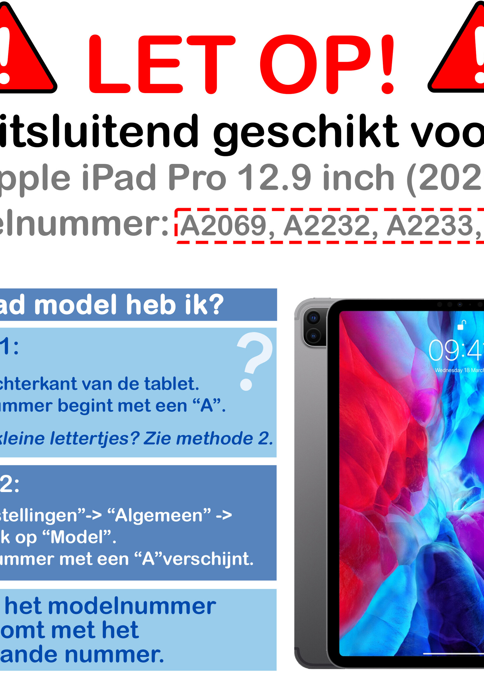 BTH Screenprotector Geschikt voor iPad Pro 2020 (12,9 inch) Screenprotector Tempered Glass Screen Protector Gehard Glas - Screenprotector Geschikt voor iPad Pro 12,9 inch (2020) Screenprotector Glas