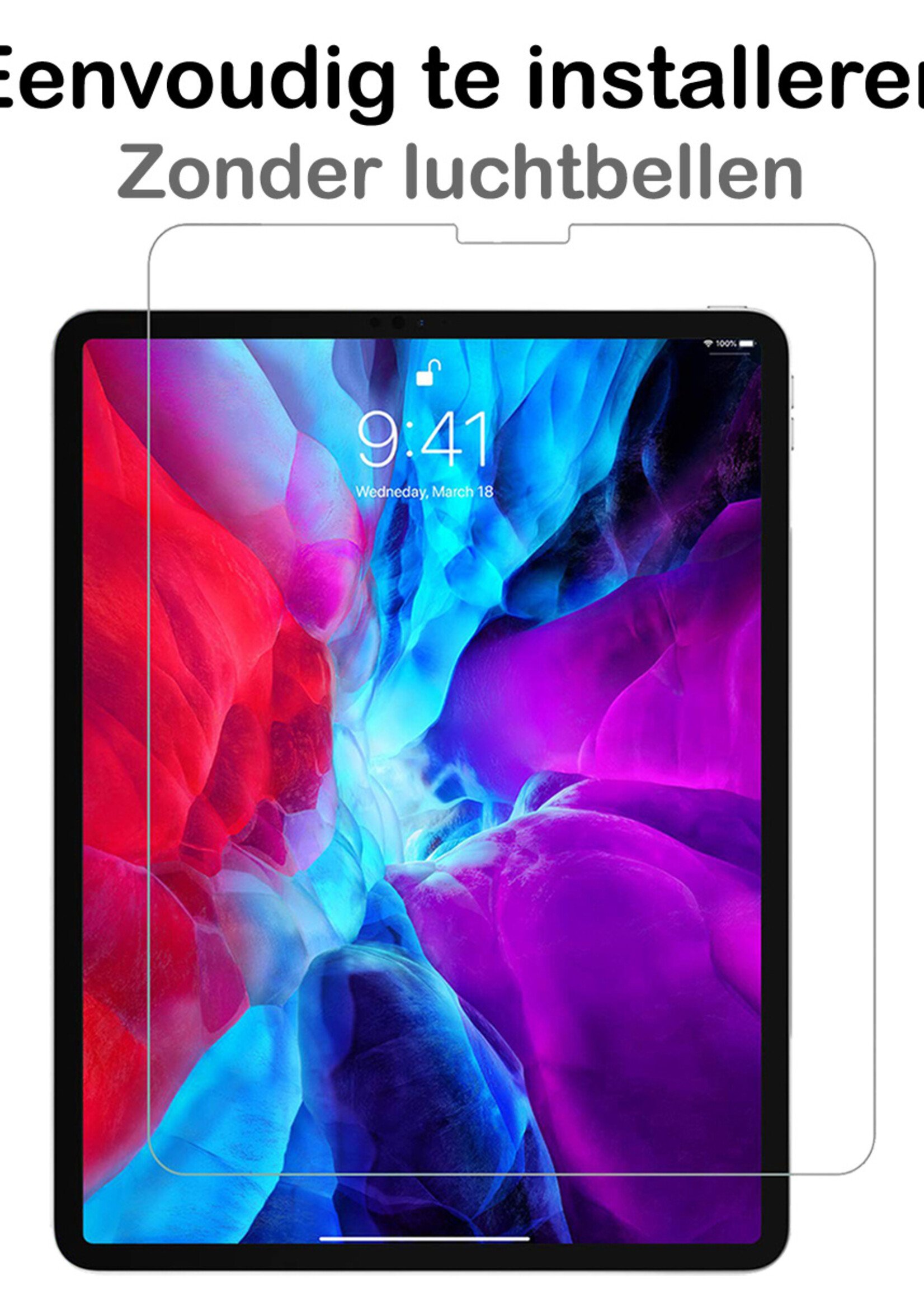 BTH Screenprotector Geschikt voor iPad Pro 2020/2021 (11 inch) Screenprotector Tempered Glass Screen Protector Gehard Glas - Screenprotector Geschikt voor iPad Pro 11 inch (2020/2021) Screenprotector Glas