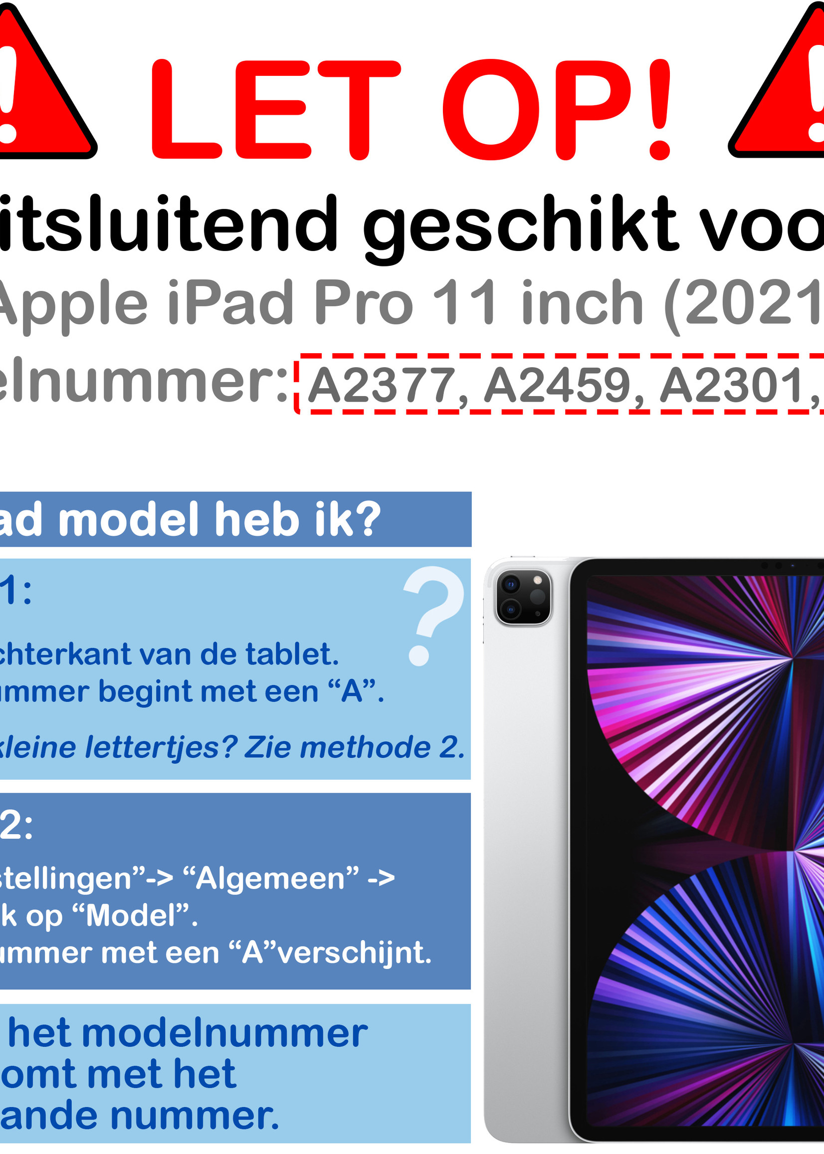 BTH Screenprotector Geschikt voor iPad Pro 2021 (11 inch) Screenprotector Tempered Glass Screen Protector Gehard Glas - Screenprotector Geschikt voor iPad Pro 11 inch (2021) Screenprotector Glas - 2 PACK