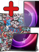 BTH BTH Lenovo Tab P11 (2e Gen) Hoes Met Screenprotector - Graffity