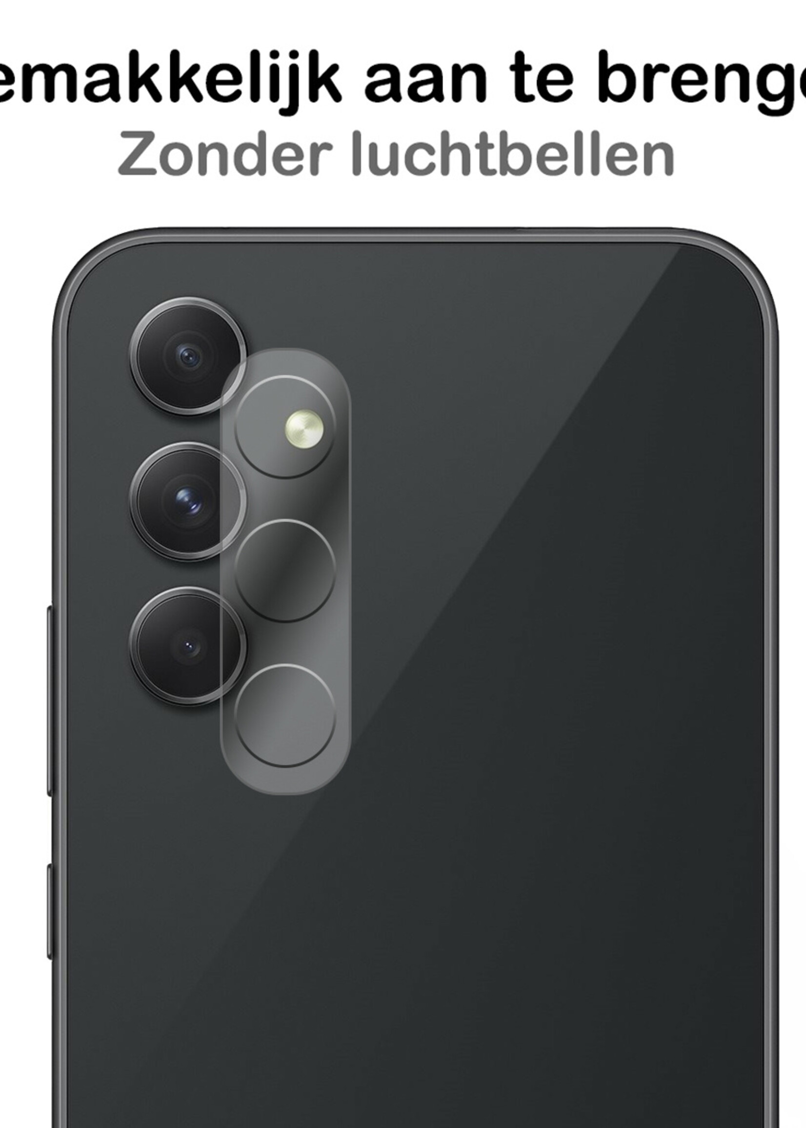 BTH Screenprotector Geschikt voor Samsung A14 Camera Lens Screenprotector Glas - Screenprotector Geschikt voor Samsung Galaxy A14 Screenprotector Camera Protector Gehard Glas - 2 PACK