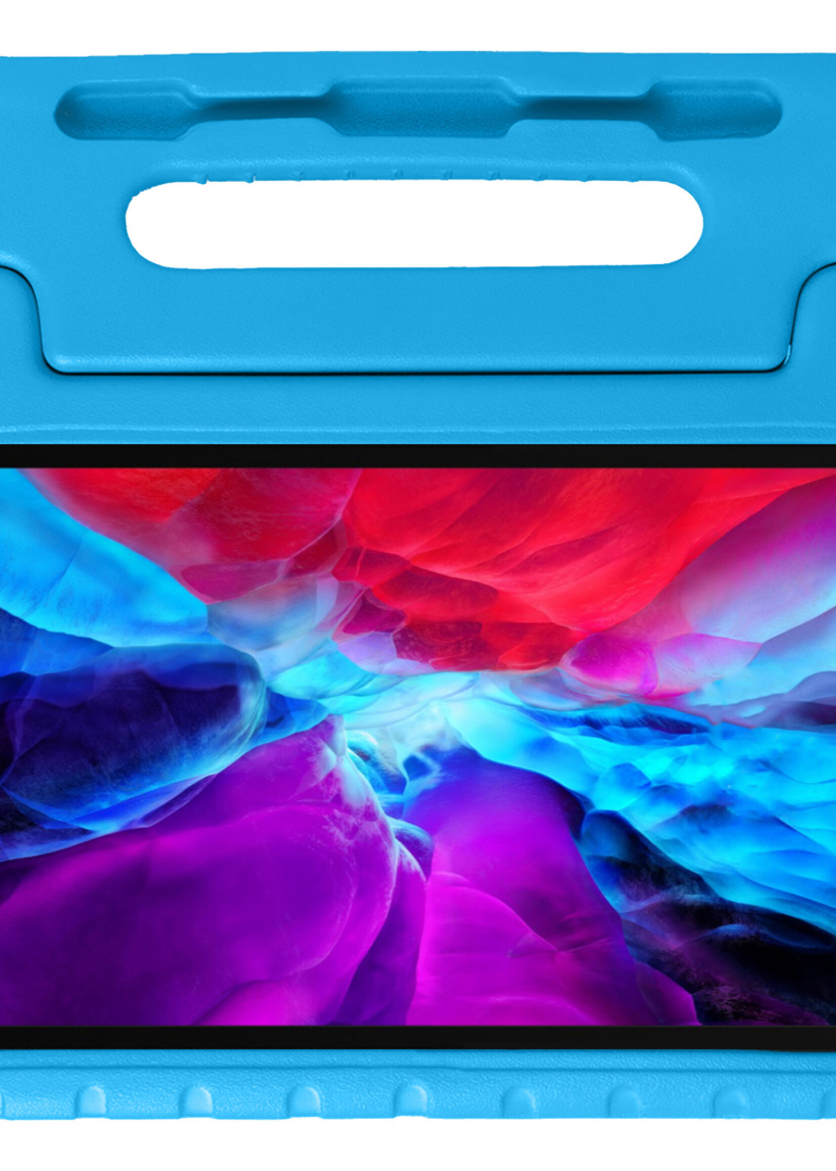 BTH BTH iPad Pro 11 inch (2022) Kinderhoes Met 2x Screenprotector - Lichtblauw
