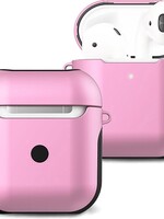 BTH BTH Hoesje Voor Apple AirPods Case Hoes Hard Cover - Licht Roze