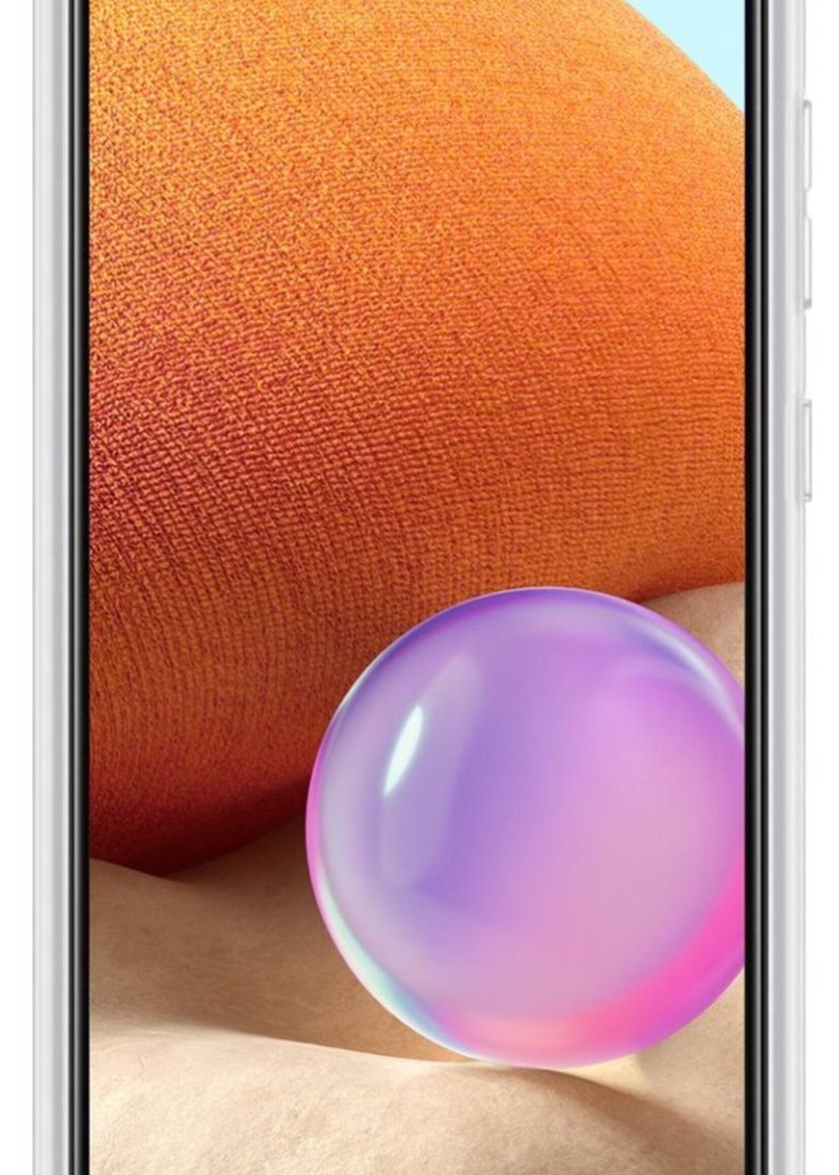 BTH Hoesje Geschikt voor Samsung A32 5G Hoesje Met Pasjeshouder Siliconen Case Met Kaarthouder - Hoes Geschikt voor Samsung Galaxy A32 5G Hoesje Shock Proof Case - Transparant - 2 PACK