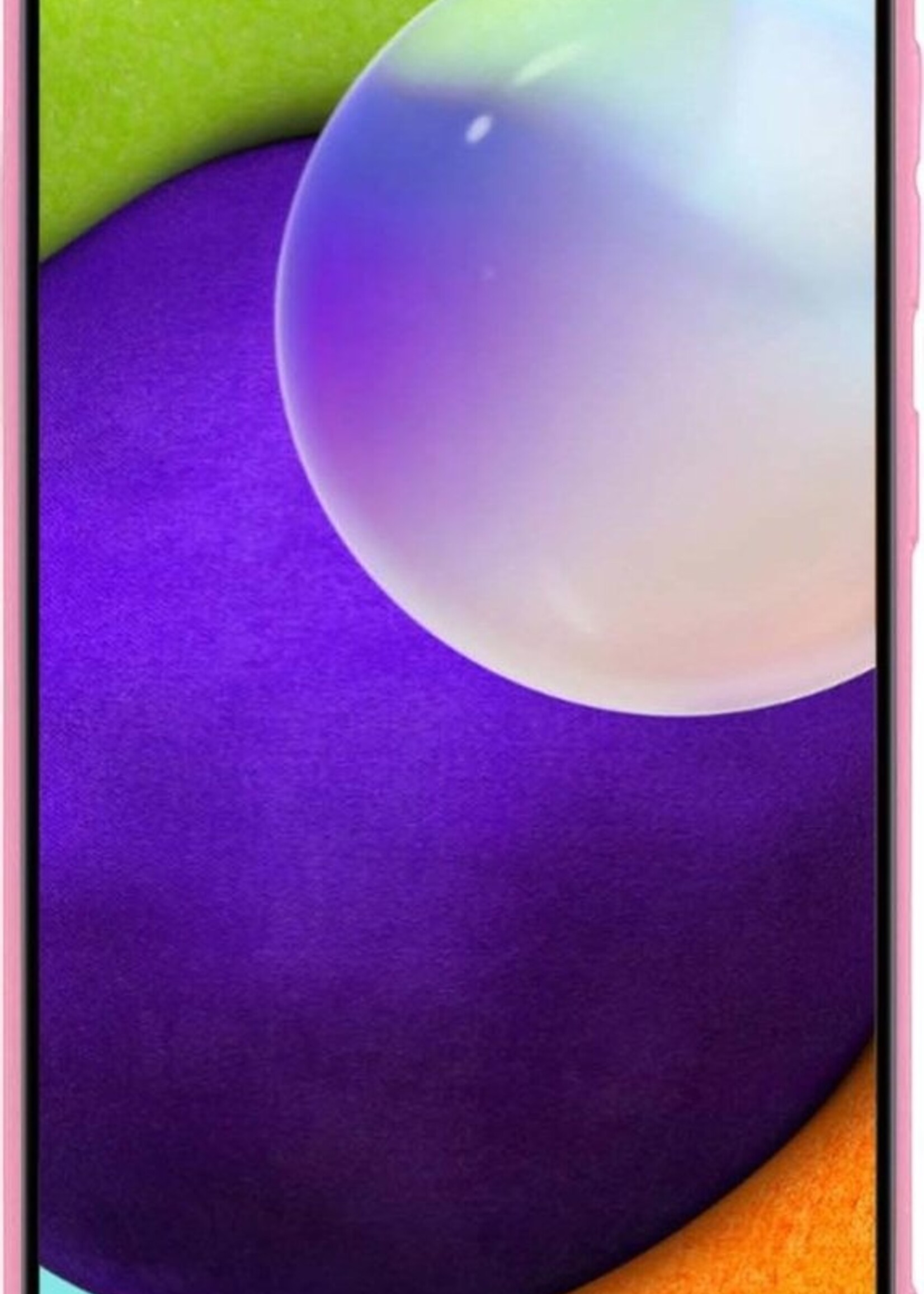 BTH Hoesje Geschikt voor Samsung A52 Hoesje Siliconen Case Hoes - Hoes Geschikt voor Samsung Galaxy A52 Hoes Cover Case - Roze