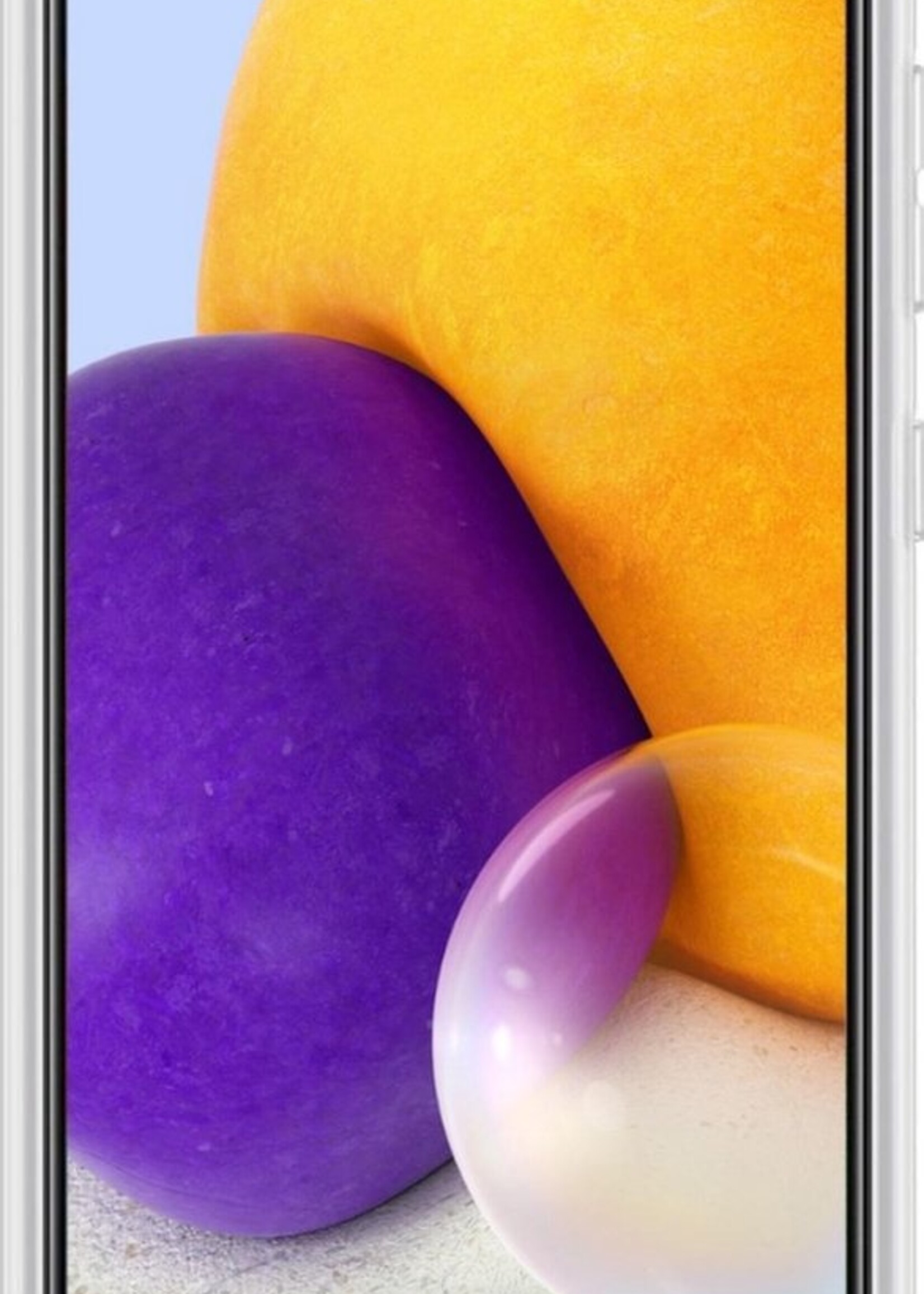 BTH Hoesje Geschikt voor Samsung A72 Hoesje Siliconen Case Hoes - Hoes Geschikt voor Samsung Galaxy A72 Hoes Cover Case - Transparant